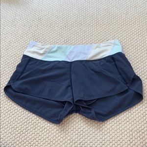 Lululemon Speed Up Short 2.5” Blue